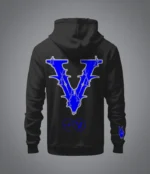 VRK Hoodie Back Blue Collection