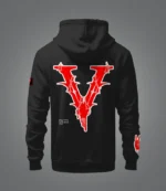 VRK Hoodie Back RED